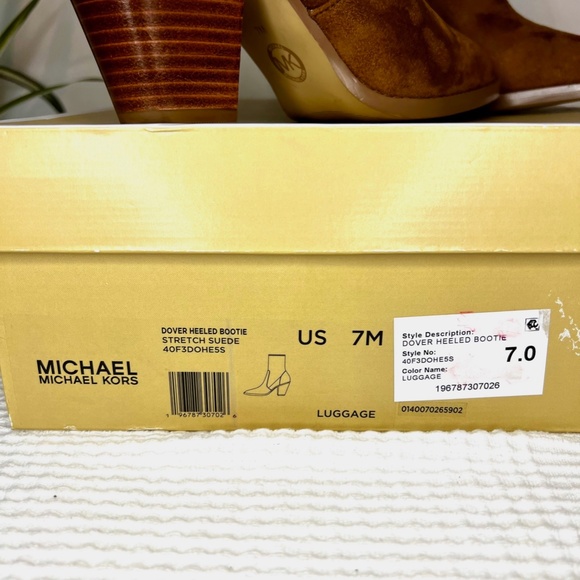 Michael Michael Kors,  Dover 100mm pointed-toe boots, Luggage, 7 - Picture 12 of 12
